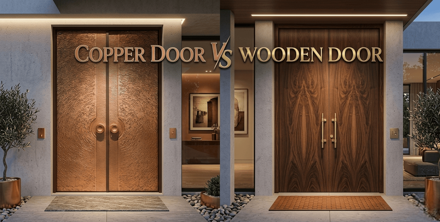 COPPER DOOR VS WOODEN DOOR: WHICH ONE IS BETTER FOR YOUR HOME?
